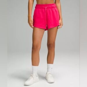 Lululemon Inner Glow 3" High Rise shorts Cherry Mist size 8